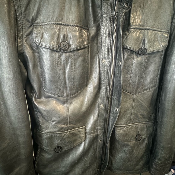 Good Preowned Condition Men's Marc New York by Andrew Marc Leather Jacket. - Picture 3 of 15